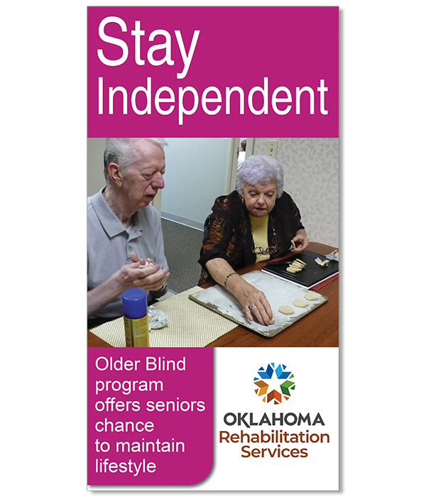 thumbnail of the Older blind brochure
