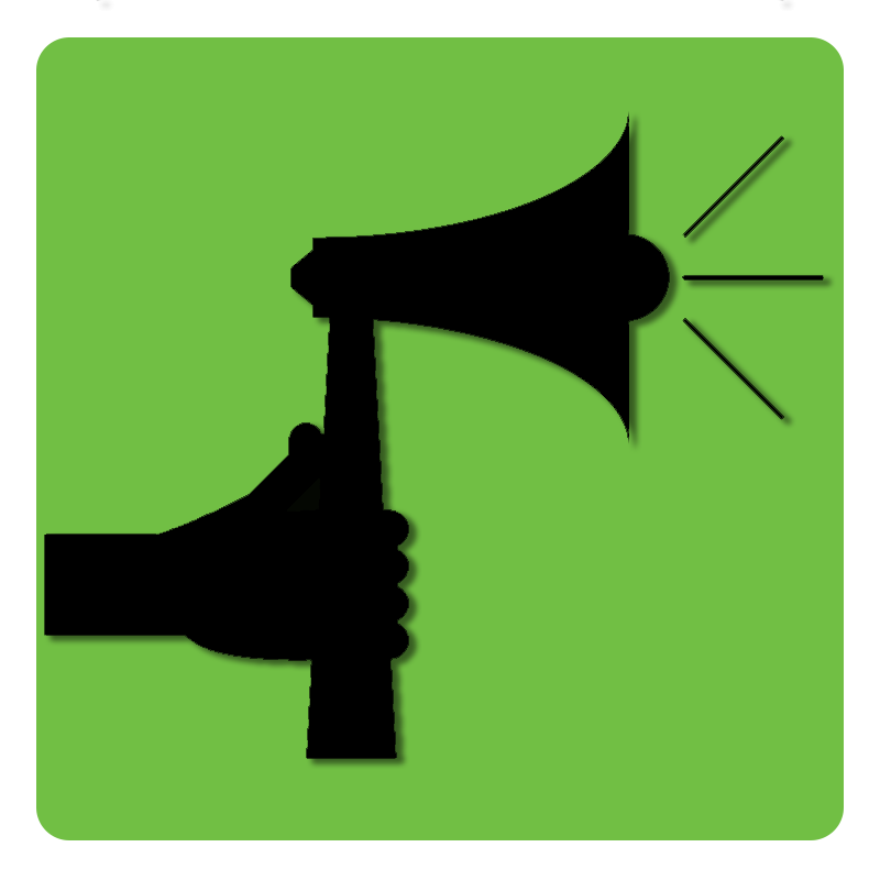 graphic of a bullhorn