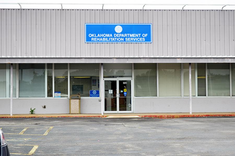 Front view of the Muskogee DRS office